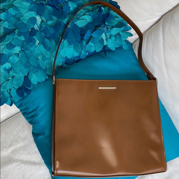 Giorgio Armani shoulder bag Brown genuine leather - Picture 2 of 8